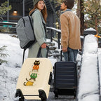 Stacked Cute Cats Luggage Cover (#38 / S(fits 20-22inch suitcase))