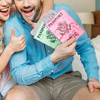 Passport Holder for Travel Essentials (rose red / Simplicity)