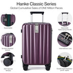 Expandable Hard Shell Luggage Sets (3 Pc Set EXT (20/24/29) / Purple)
