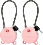 Forge TSA Approved Luggage Locks Ultra-Secure Dimple Key Cable Locks by Forge