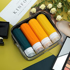 Travel Bottles for Toiletries (Orange)