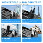 Universal Travel Adapter Worldwide (BLACK)