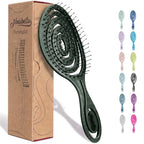 Detangling Hair Brush (Emerald Green / Regular)