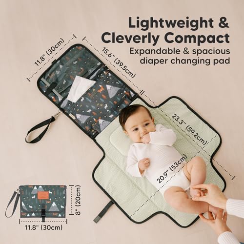 Portable Diaper Changing Pad (Woods)