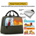 Insulated Lunch Bag for Women Men (Green)