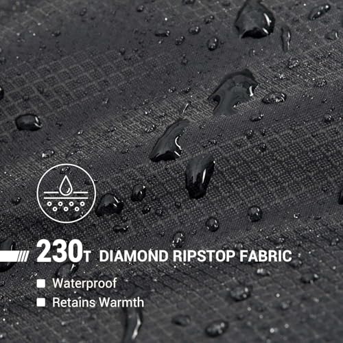 Sleeping Bag for Adult (Black-Red)