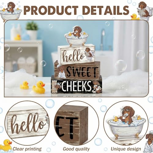 Tiered Tray Decor Set (Dachshund)