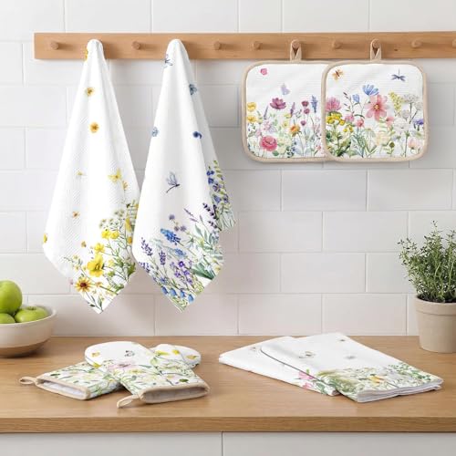 Wildflower Kitchen Decor Set (Spring Wildflower)