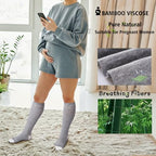 Viscose Made from Bamboo Compression Socks for Women&Men 20 (X-Large / 4 Pair-mix7)