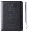 Passport Holder for Travel (116#Black)