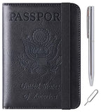 Passport Holder for Travel (116#Black)