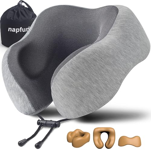 Neck Pillow for Traveling (Light Gray)