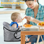 Hook On High Chair with Tray (Table Clamping Chair / Grey with Tray)