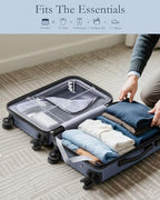 Lightweight Luggage with TSA Lock (3 Piece Set (Backpack/TB/20in) / Blue)