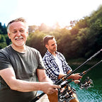 Fishing Rod and Reel Combos (2PACK Full Kit with Carrier Case / 1.80M / 5.91FT)