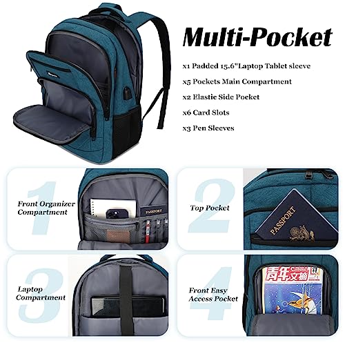 Travel Laptop Backpack (B1-blue / 15.6 Inch)