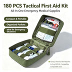 First Aid Kit EMT Medical IFAK Pouch Molle Tactical Med Emergency Bag Green (Olive Drab)