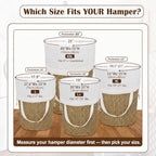 Canvas Laundry Bag 33"Wx 35"H (Geom Arrow,1pc XL / XL 33"W x 35"H┃1 Pack)