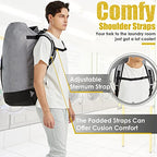 Laundry Bag for College (oyster grey)