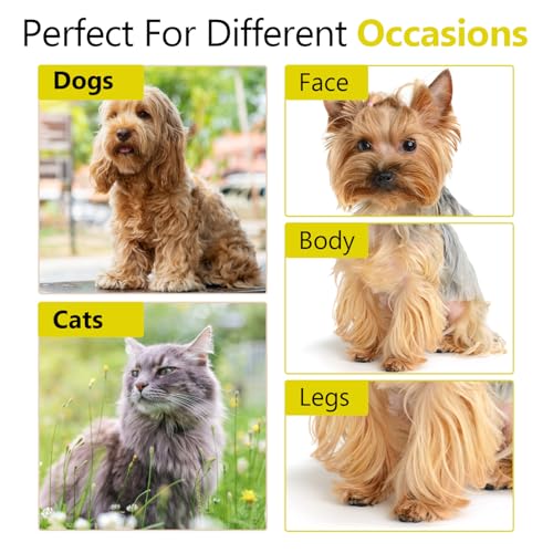 Dog thinning shears for dogs (Yellow Thinning Shears)