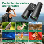 12x50 High Powered Binoculars for Adults (Black)