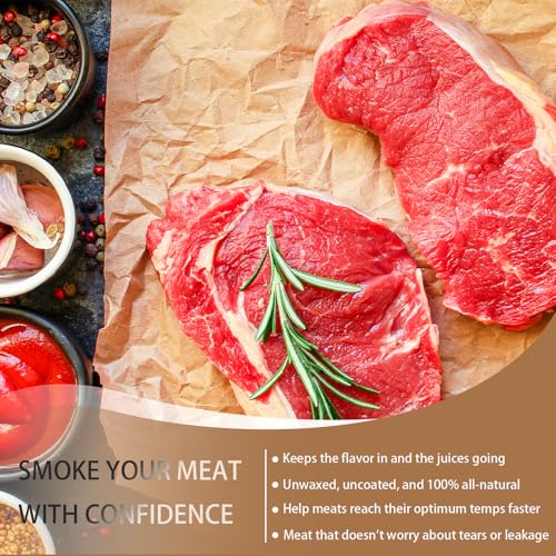 24” x 200’ Brown Butcher Paper Roll for Smoking Meat (Brown / 24 inches x 200 feet)