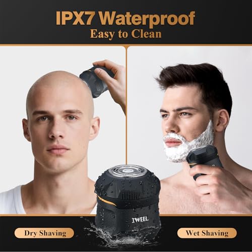 Magnetic Electric Head Shavers for Bald Men (Matte Black)