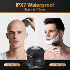 Magnetic Electric Head Shavers for Bald Men (Matte Black)