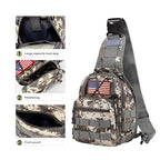 80L 2 Pack Hiking Backpack for Men with Sling Tactical Backpack (80l Grey - Pro(900d Fabric) + Sling Bag Bundle / Hiking Backpack 3077)