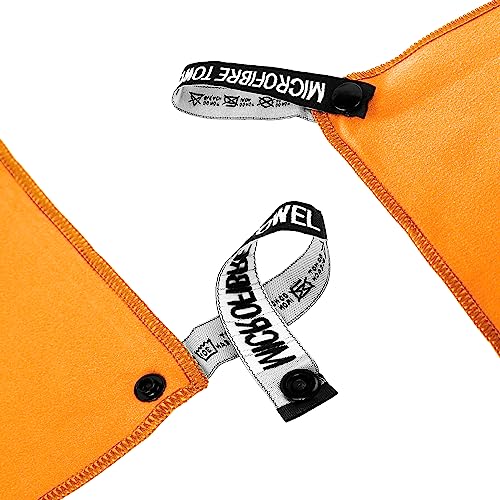 Microfiber Travel Towel (Orange / M:20"×40")
