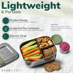 Stainless Steel Bento Box + Condiment Container (Sage / 27oz / 800ml)
