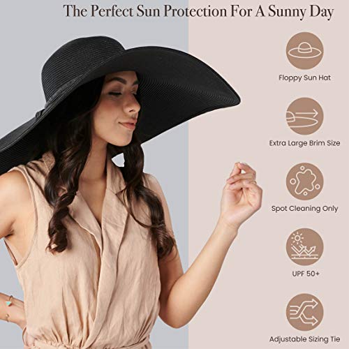 San Diego Women's Ultrabraid X Large Brim Hat (One Size / Black)