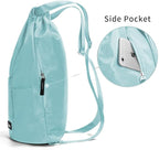 ZOORON Waterproof Drawstring Gym Backpack Bag - Image 3