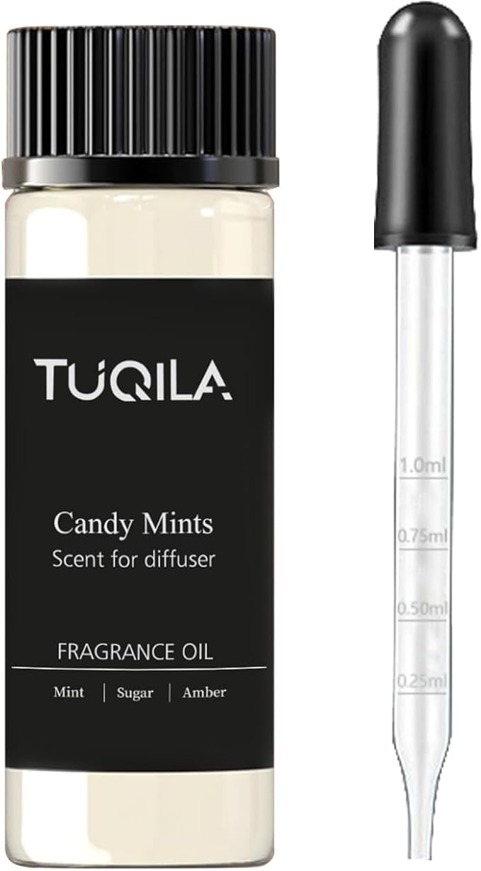 Hotel Waterless Diffuser Oil Candy Mints 20ML Sampler for Festival & Christmas, Essential Scent Oil Usage Cold Air Waterless Diffuser, Luxury Scents Oils Fragrance for Home