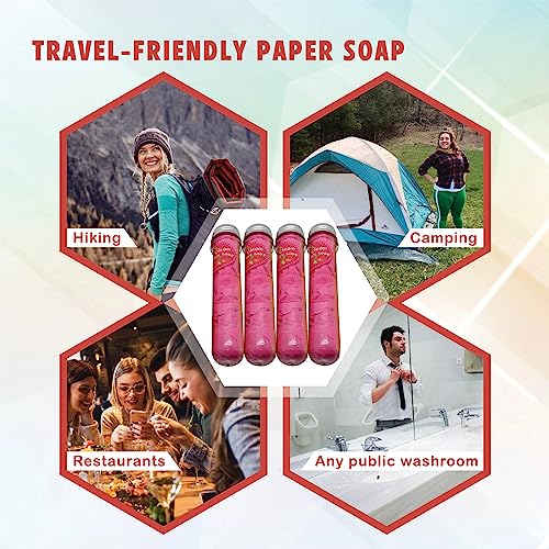 Flower Paper Soap Sheets (Pink)