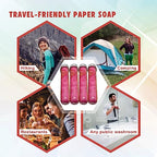 Flower Paper Soap Sheets (Pink)