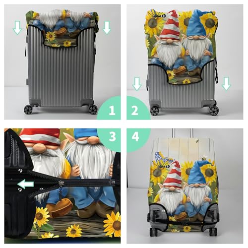 Luggage Cover + Tag (Garden Dwarf / XL)