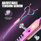 Curved Chunkers Dog Grooming Scissors (A-6.5 inch-Chunker)