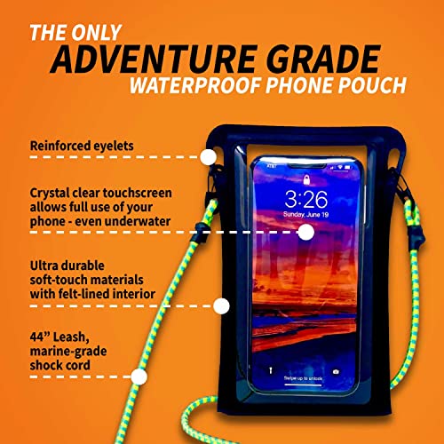 Waterproof Phone Pouch w (Black)
