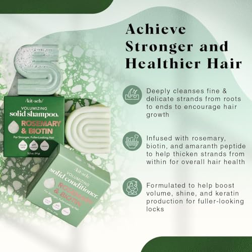 Rosemary & Biotin Shampoo and Conditioner Set for Hair Growth