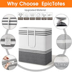 3 Pack Large Laundry Baskets (3 x 100L)