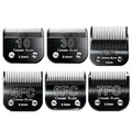 6Pack Dog Grooming Blades Compatible with Andis (Black-10303457 / Black)