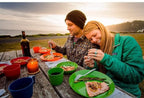 Cascadian 1 Person Table Set for Camping & Outdoors (Green)