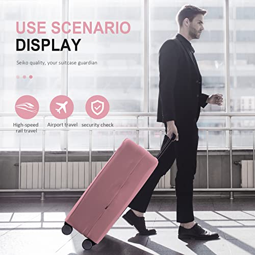 Travel Luggage Cover (Pink / 28-29 inch)