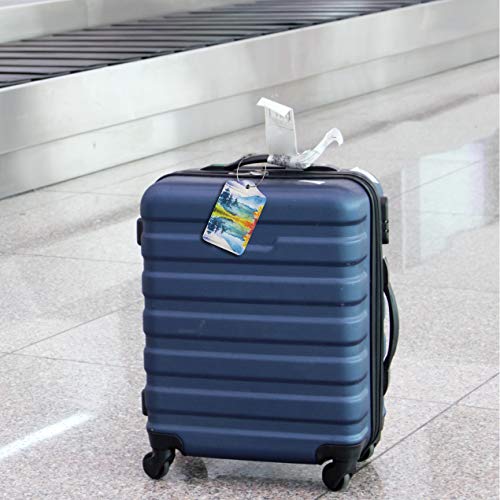 PU Leather Luggage Tag (Beautiful Scenery)