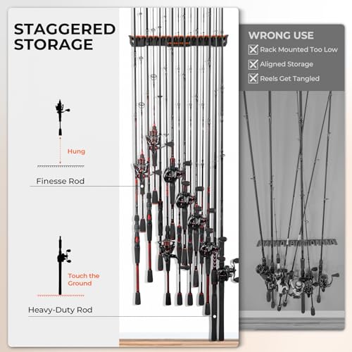 Vertical Fishing Rod Holder (V15 - 1 Pack)