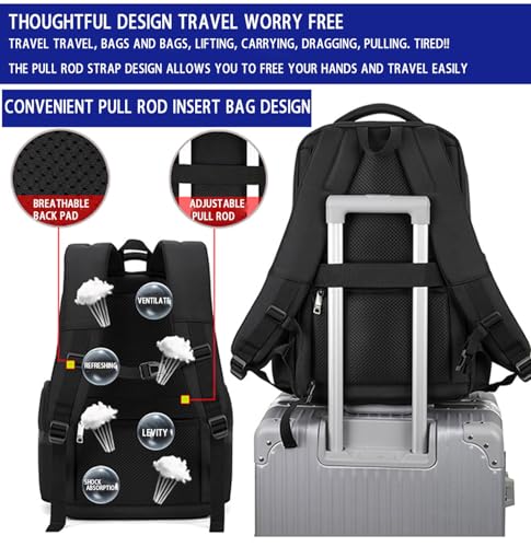 Professional Business Backpack for Men (Black)