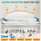 12 Jumbo Vacuum Storage Bags for Blankets & Bedding (Jumbo)