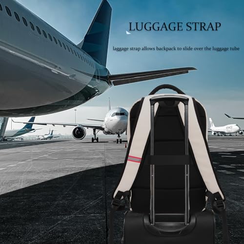 Laptop Backpack for Men (Large / Beige)