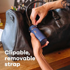 Micro Bottle Insulated Mini Leak Proof Flask for Purse or Pocket in 6.7 Oz Black Arc (BLACK ARC)